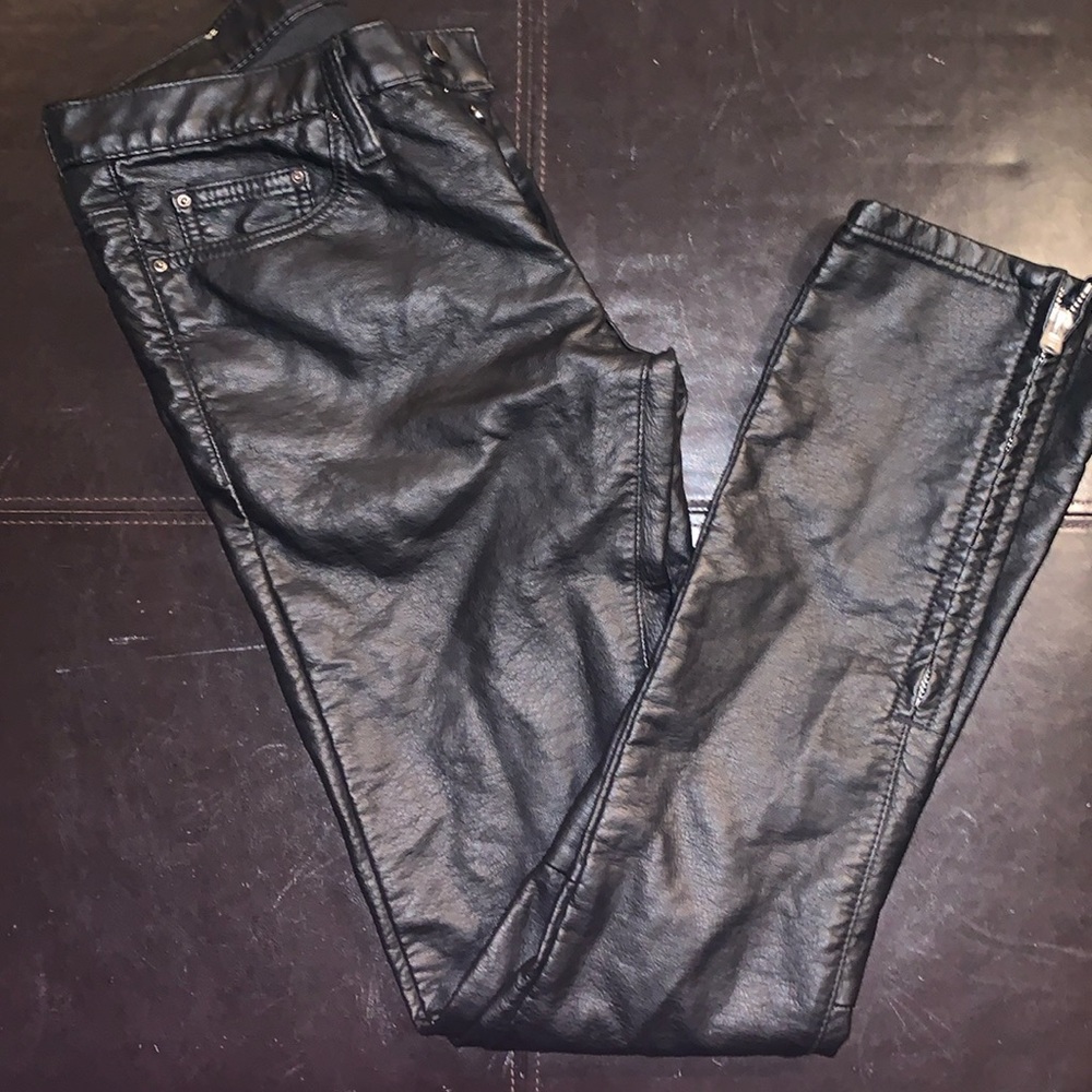 Leather jeans(not true leather )
